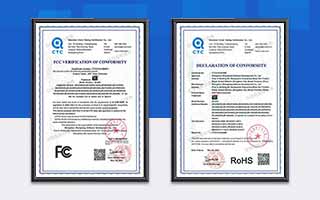 中航軟件榮獲FCC、RoHS認(rèn)證證書